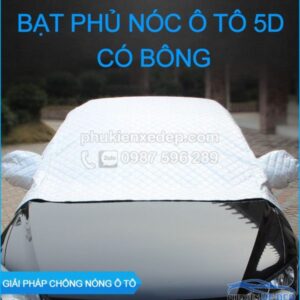 Bạt phủ xe ô tô và chống nóng 5D có bông 18