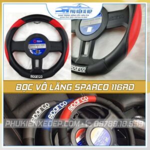 Bọc vô lăng Sparco SPC116RD chính hãng