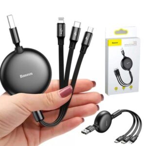 Cáp sạc đa năng Baseus 3 in 1 CAMLT-ZY