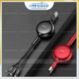 Cáp sạc đa năng Baseus 3 in 1 CAMLT-ZY