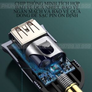 Tẩu sạc ô tô Baseus 120W