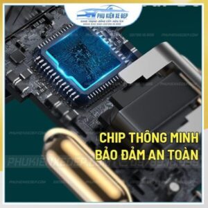 Tẩu sạc ô tô đa năng Baseus 12W tích hợp 2 cổng sạc nhanh